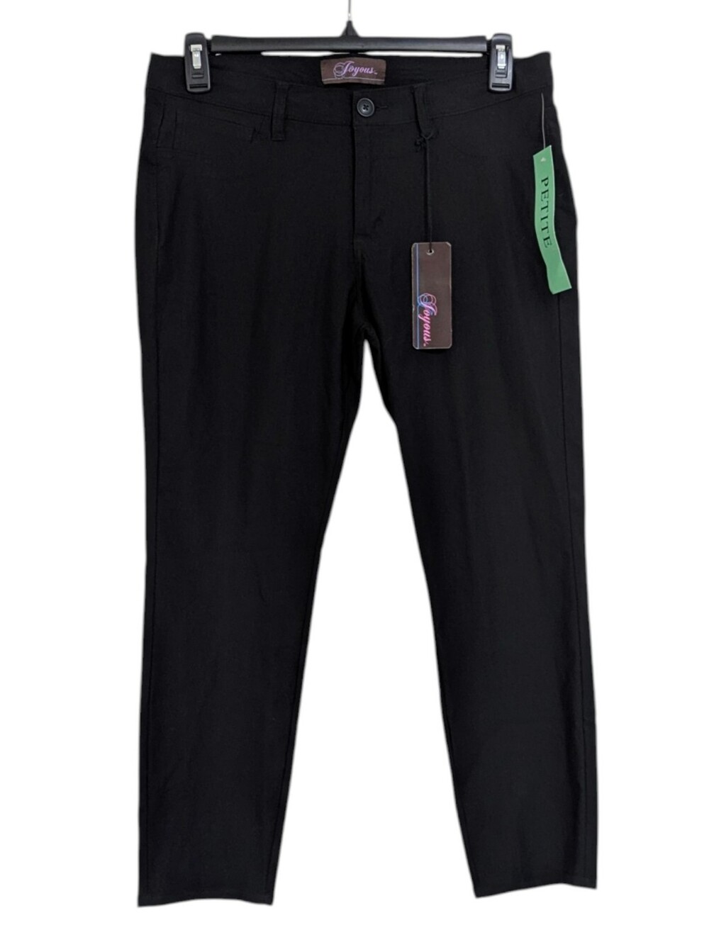 NEW Joyous Black Slim Leg Dress Pants - Size 14P / 14 Petite Womens
